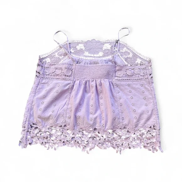 Sundance Lavender Smocked Top - Picture 4 of 5